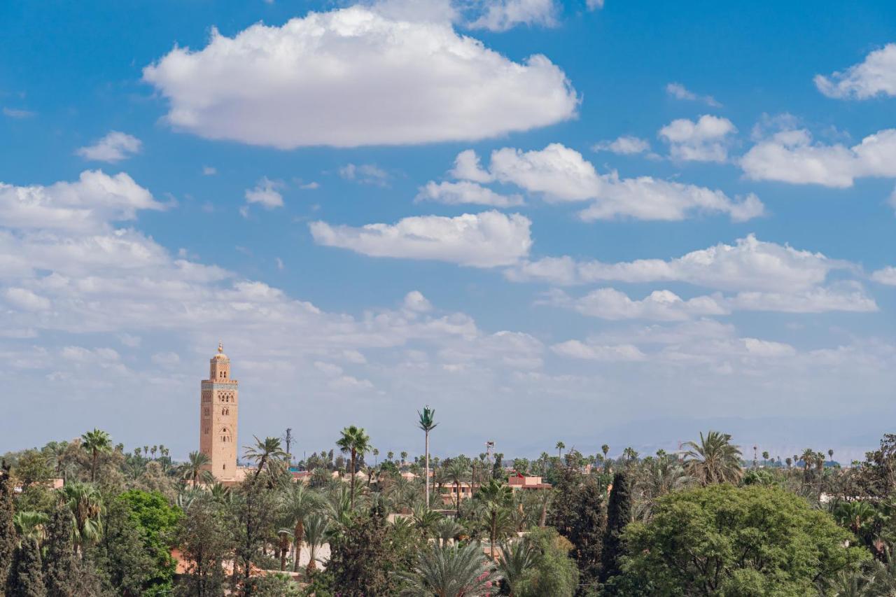 Hotel Jadali & Spa Marrakesh Exteriör bild The minaret of the Great Mosque of Kairouan, Tunisia